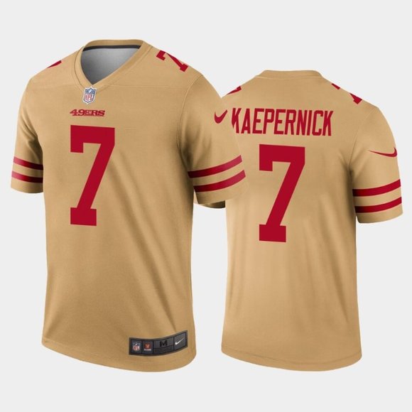 49ers gold jersey